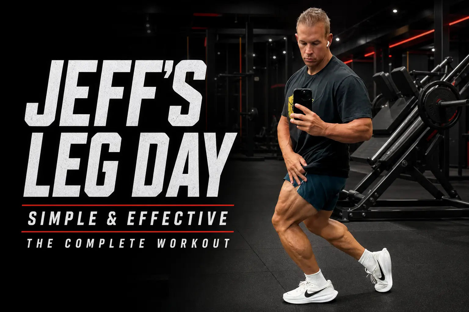Jeff’s Simple & Effective Leg Day