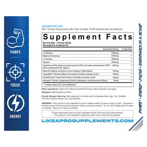 Pump + Focus™️ V4 30 Servings