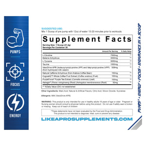 Pump + Focus™️ V4 30 Servings