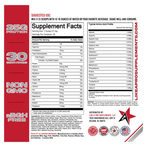 100% Whey Protein Isolate