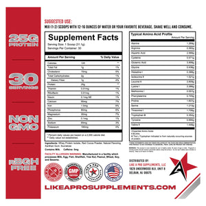 100% Whey Protein Isolate