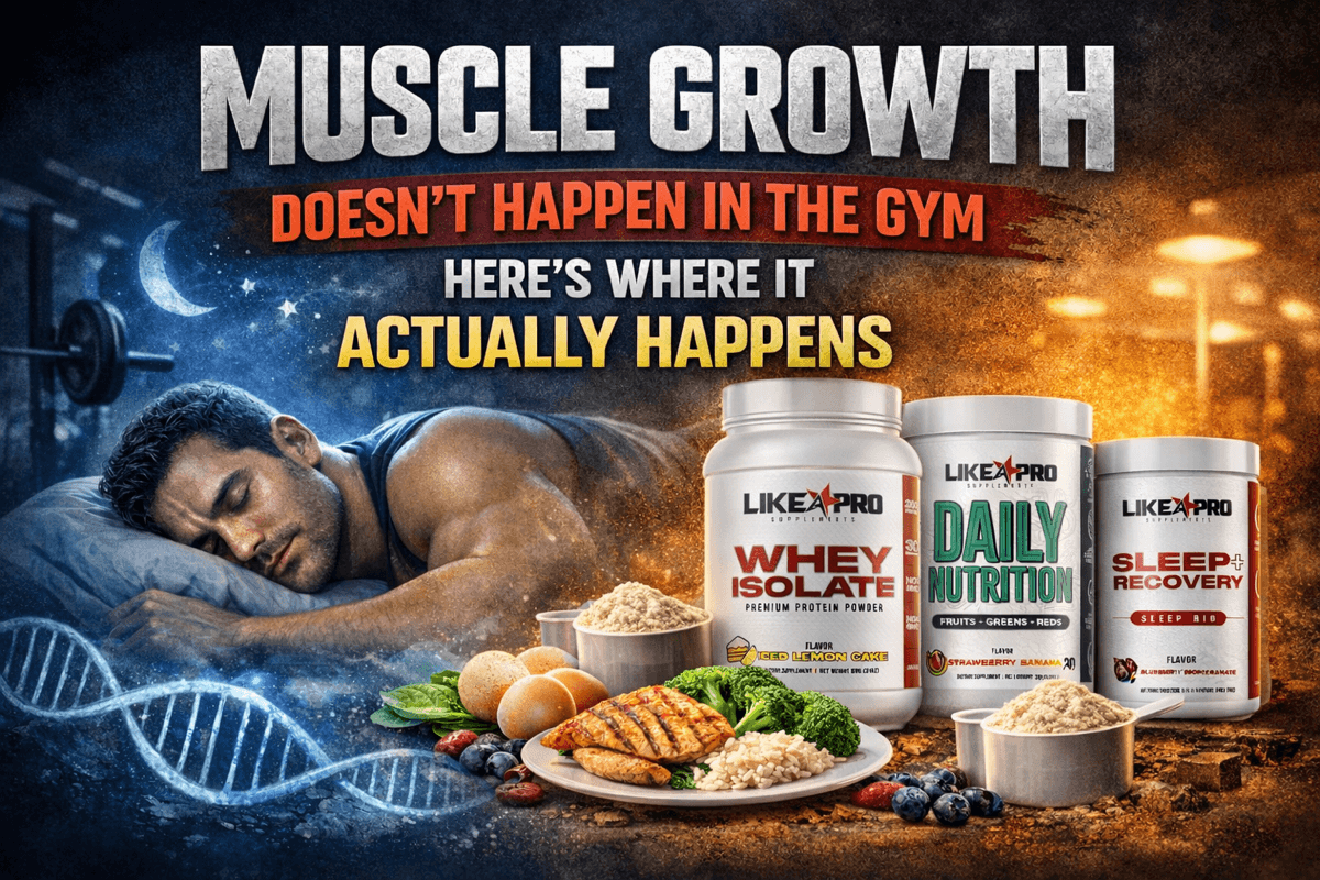 Muscle Growth Doesn’t Happen in the Gym
