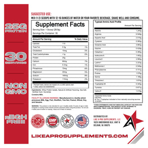 100% Whey Protein Isolate