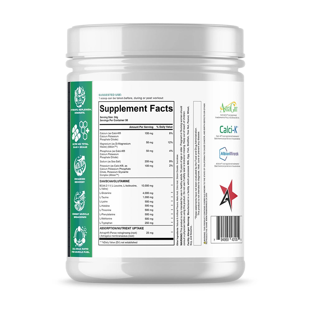LOADED EAA+ELECTROLYTES+ GLUTAMINE