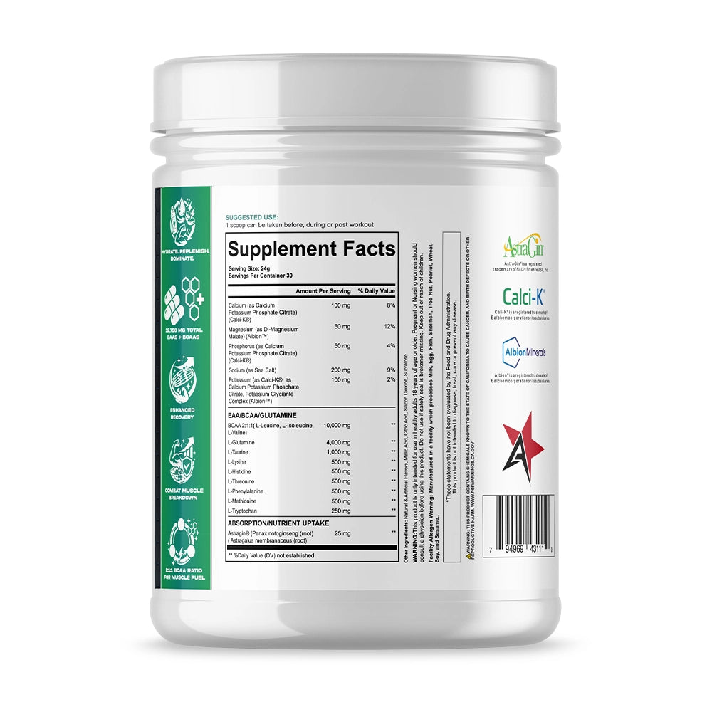 LOADED EAA+ELECTROLYTES+ GLUTAMINE