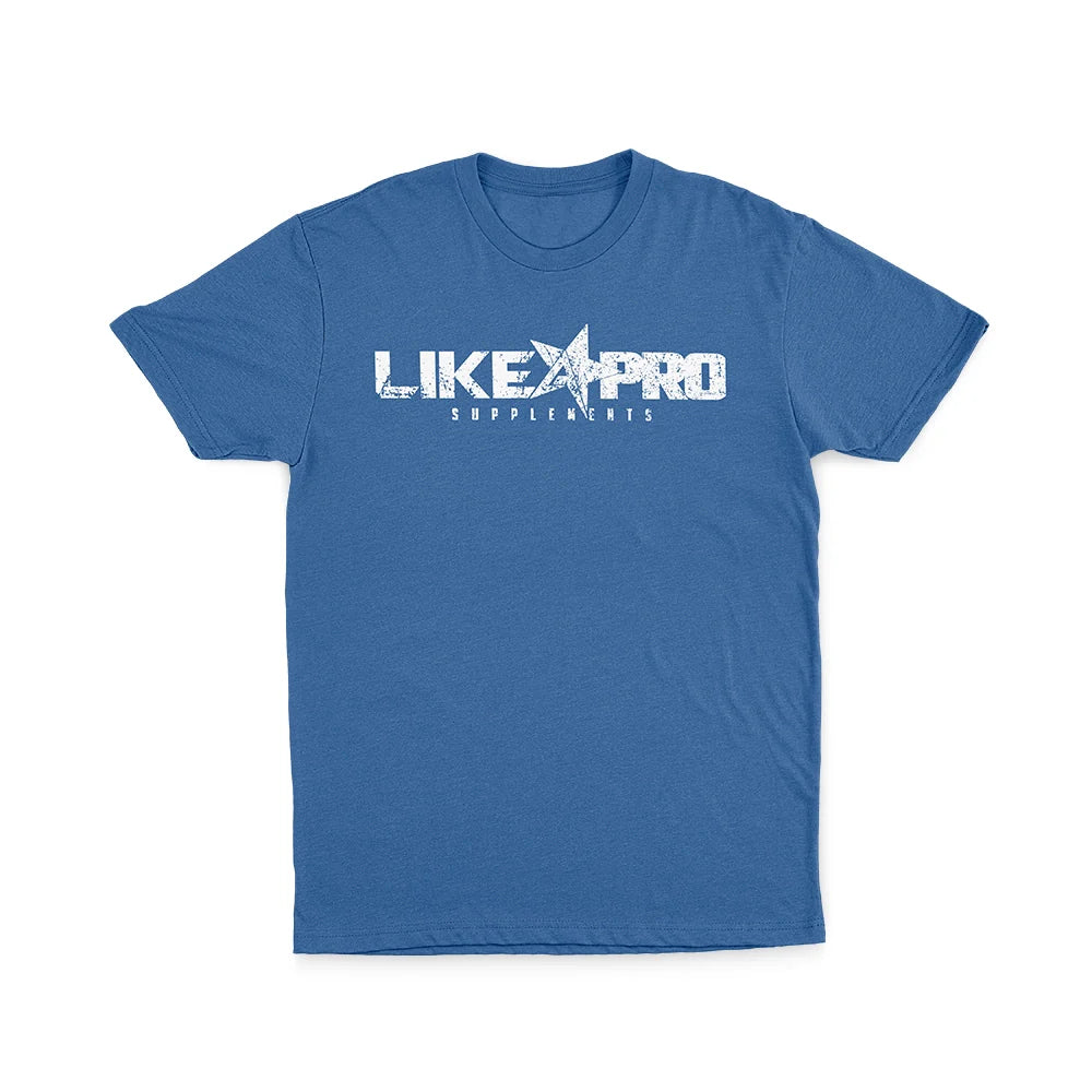 ‍LAP Distressed Shirt - Blue/White (30% off)