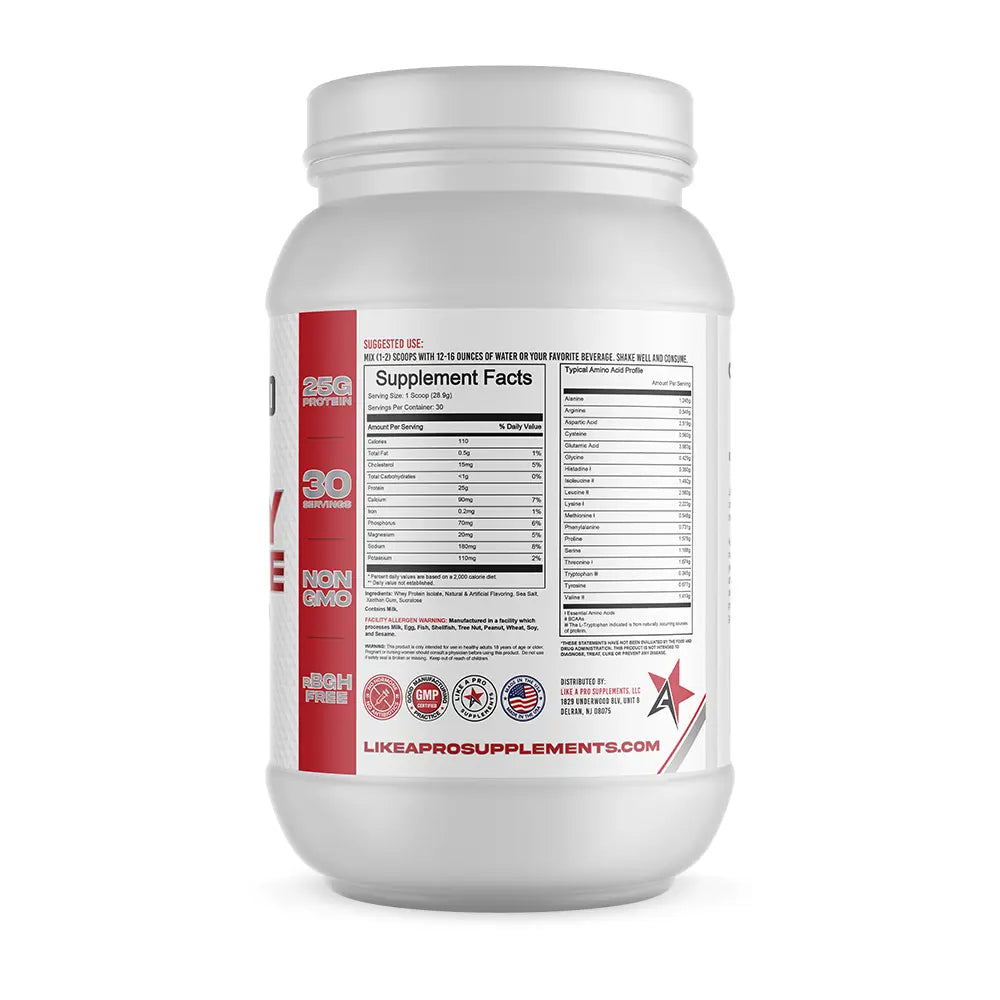 100% Whey Protein Isolate