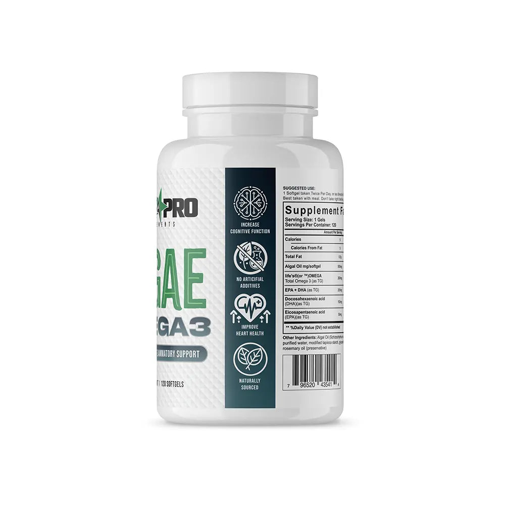 Plant Base Algae Omega 3's