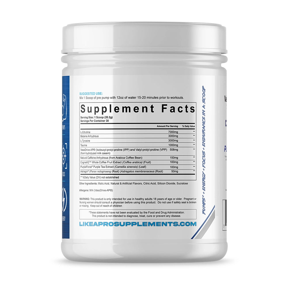 Pump + Focus™️ V4 30 Servings