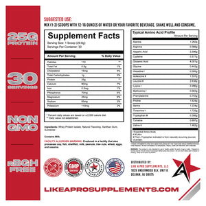 100% Whey Protein Isolate