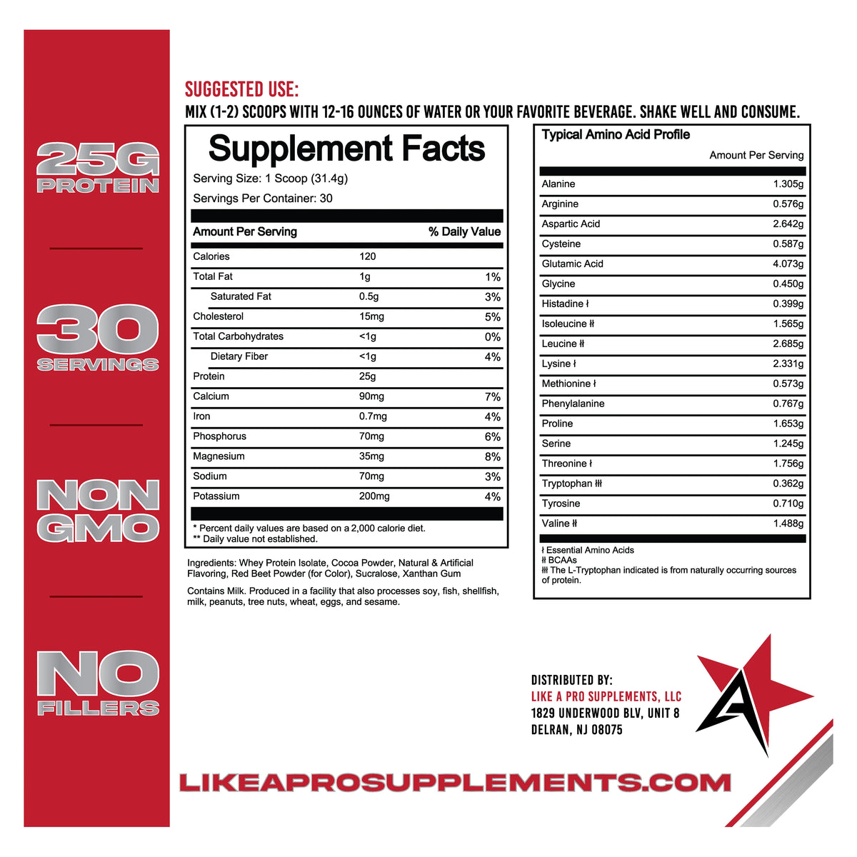 100% Whey Protein Isolate