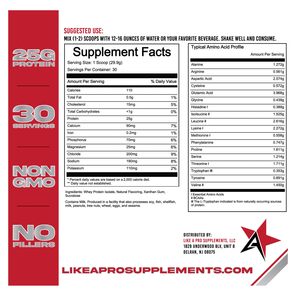 100% Whey Protein Isolate