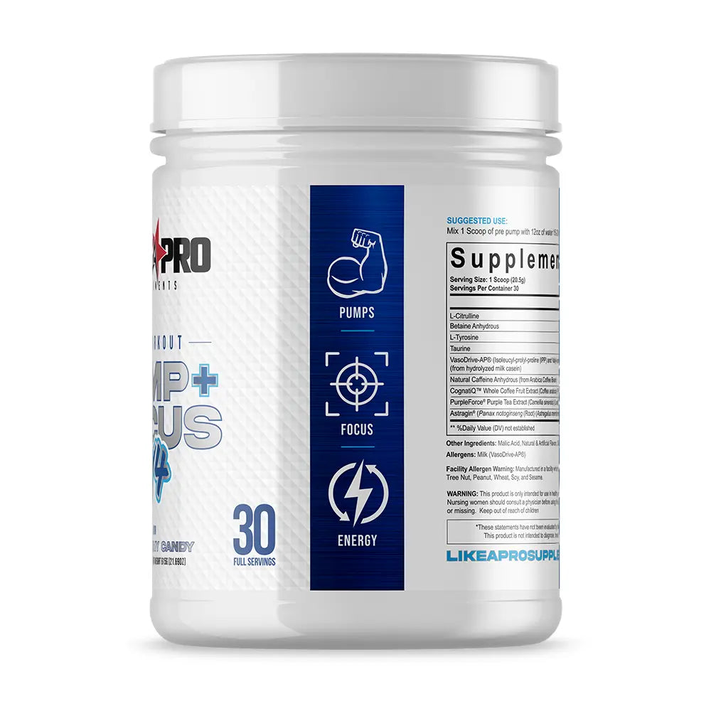Pump + Focus™️ V4 30 Servings
