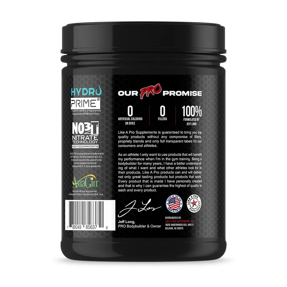 Outsized, Non-Stim Pump Pre Workout